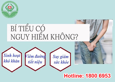 Bí tiểu có nguy hiểm, gây nhiều hệ lụy nghiêm trọng