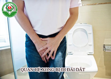 Quan hệ xong bị đi đái dắt