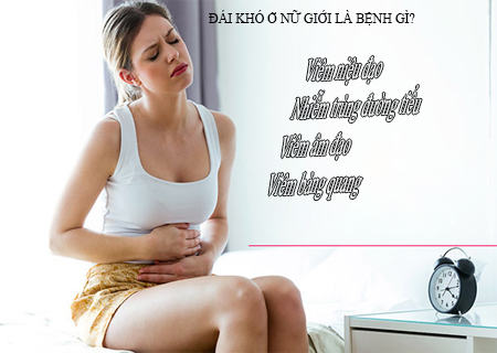 Đái khó ở nữ giới là triệu chứng của nhiều bệnh nguy hiểm